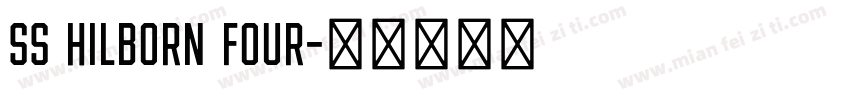 SS Hilborn Four字体转换
